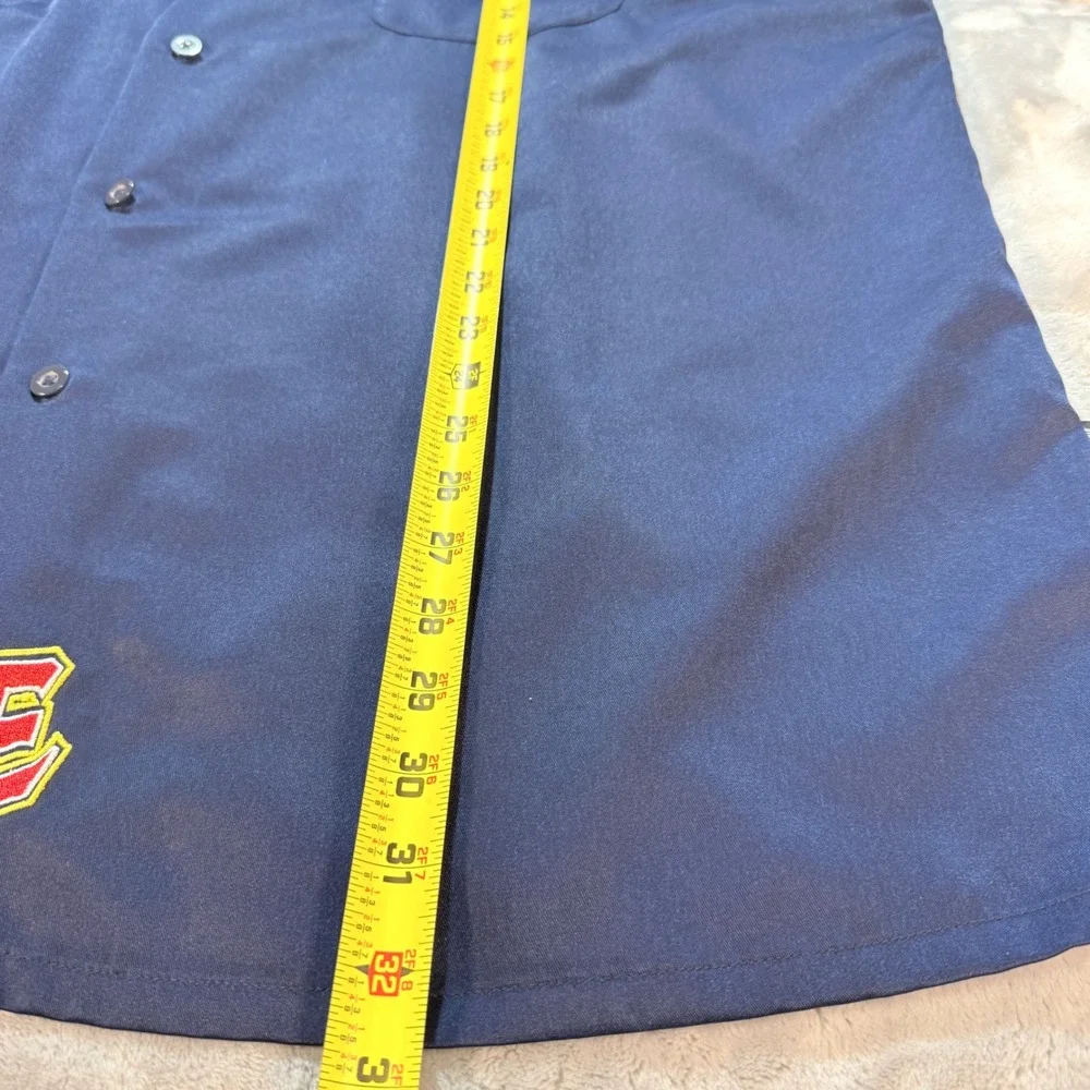 Dragonfly Clothing Company‎ XXL Navy Blue Extreme Motorcycles Button Up Shirt